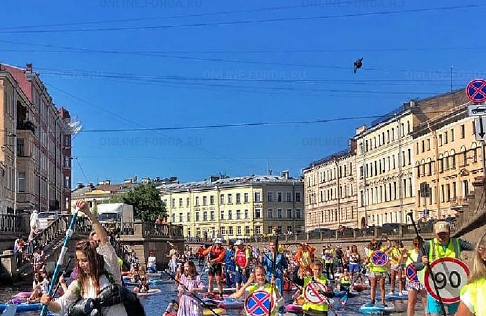Пятый ежегодный фестиваль САП-сёрфинга в Петербурге
