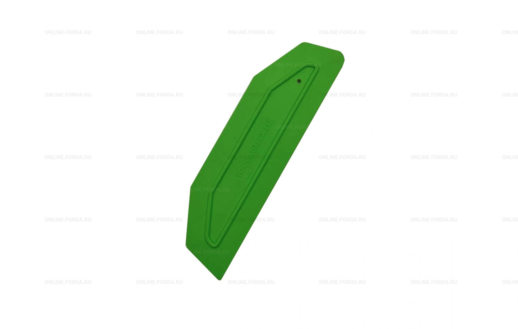 Шпатель «банан» зеленый мягкий 235*65 мм